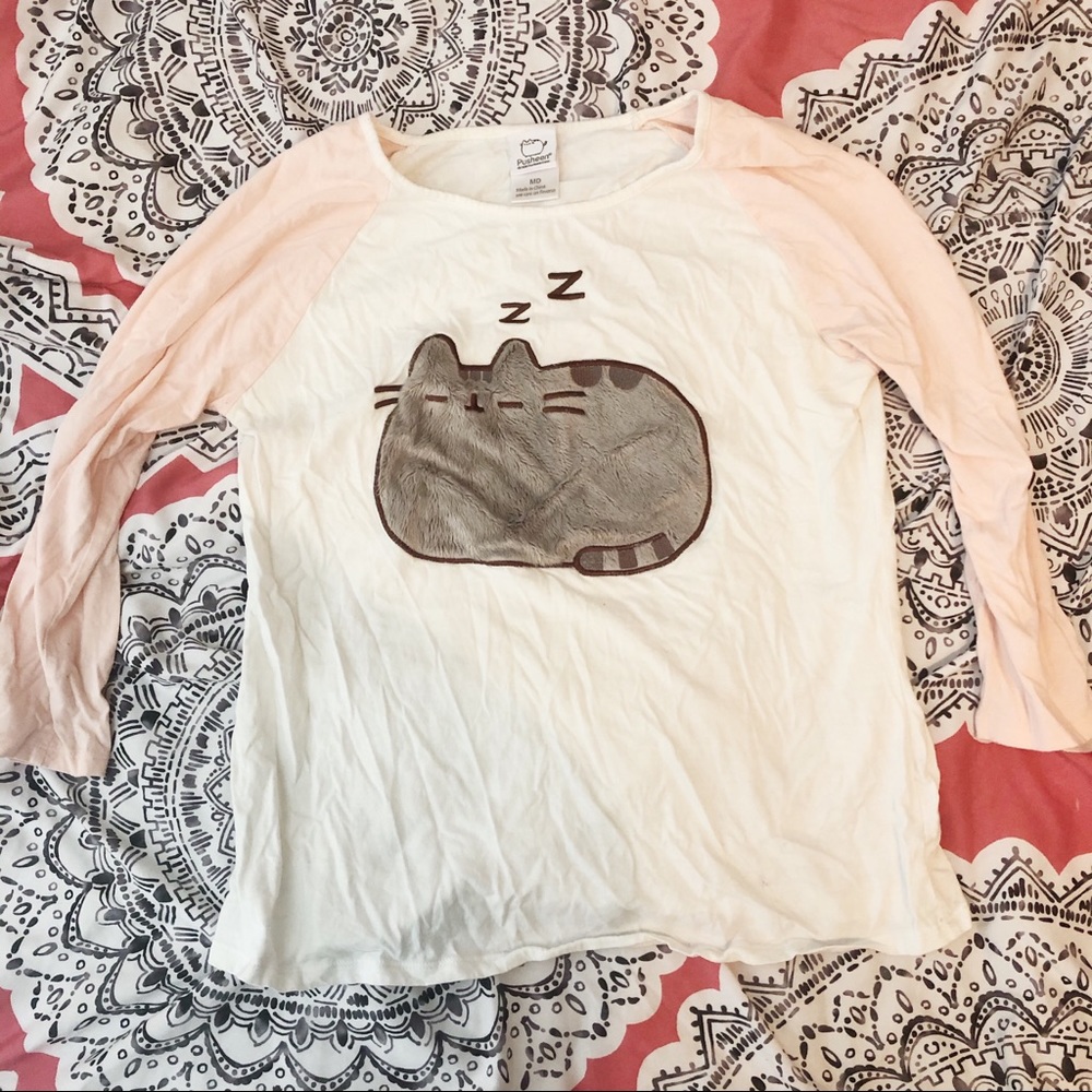 Pusheen Baseball Tee